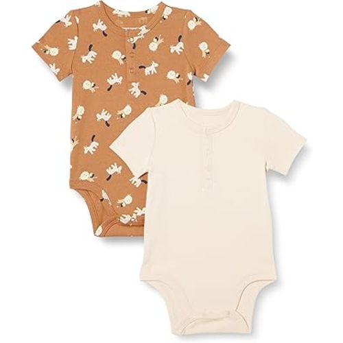 Amazon Essentials unisex-baby Henley Bodysuit