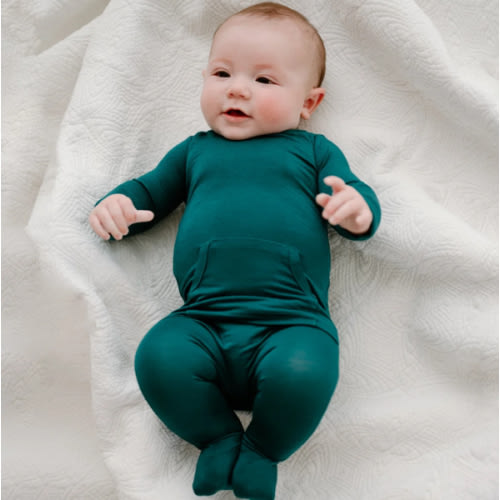 Finley Romper in Deep Teal – Lila
