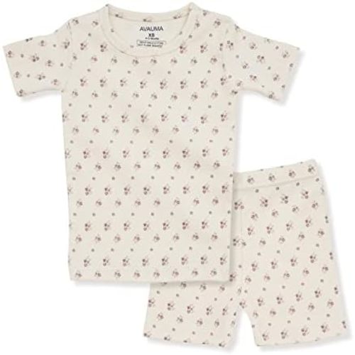 AVAUMA Baby Boys Girls Pajama Set 6M-7T Kids Cute Toddler Snug fit Pattern Design Pjs Cotton Sleepwear