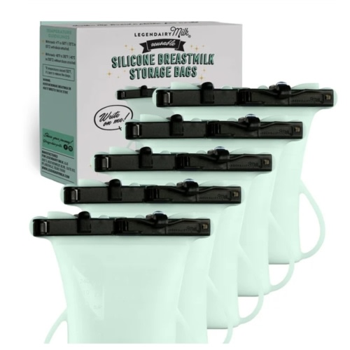 Reusable Silicone Breastmilk Storage Bags | Legendairy Milk