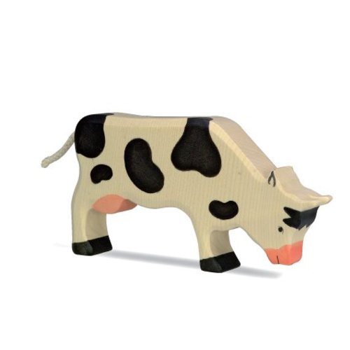 Holztiger Cow Black - eating
