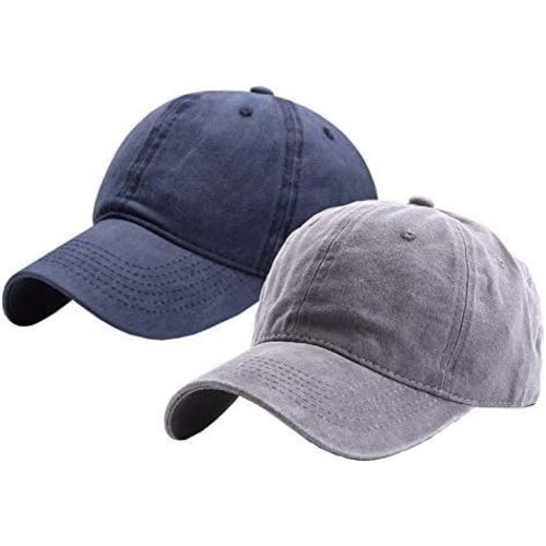 INOGIH Toddlers Baseball Hat Boys, Kids Distressed-Washed Baseball Cap Cotton Hats for 2-8 Years