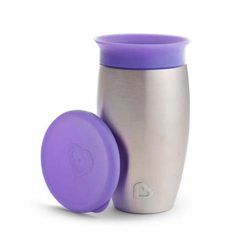 Miracle Stainless Steel 360° Sippy Cup, 10oz | Munchkin
