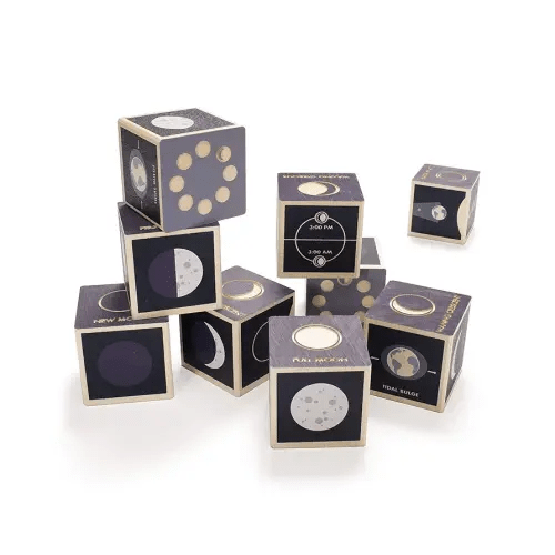 Uncle Goose Moon Phase Blocks - Made in The USA