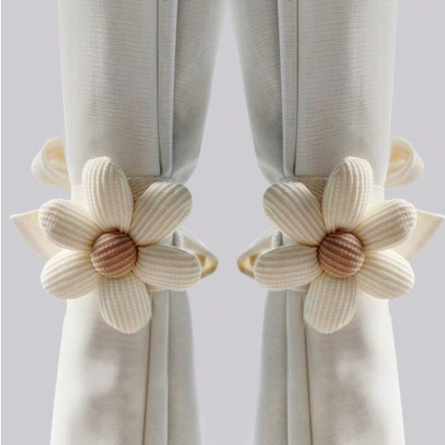 2pcs Of Three-Dimensional Petal Children's Curtain Straps Cartoon Creative Cute Flower Curtains Gathering Straps
