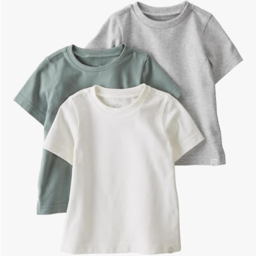 little planet by carter's Baby 3-Pack Tops Made with Organic Cotton