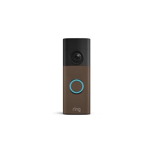 Ring Battery Doorbell 2K (newest model) Retinal 2K with wide-angle video, up to 6x Enhanced Zoom, Two-Way Talk, and Built-In Battery, Matte Mocha