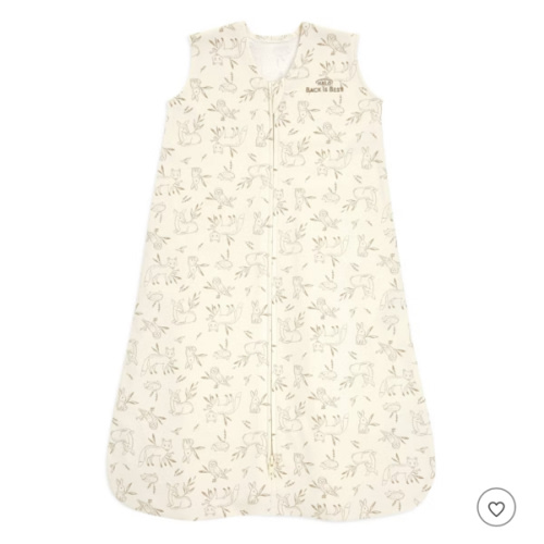 HALO Innovations SleepSack 100% Cotton Wearable Blanket - Neutral, Color: Lullaby Forest, Size: Small