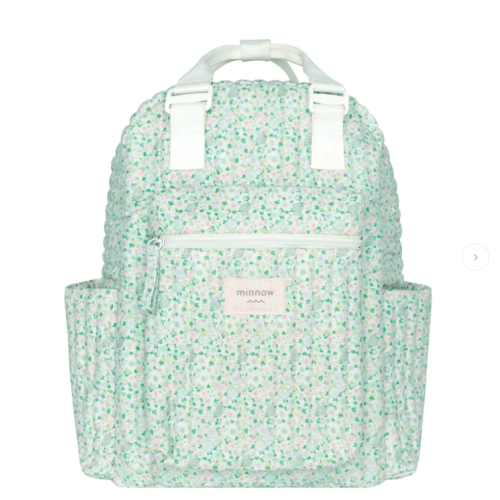 sea marsh floral coated everyday backpack | minnow swim
