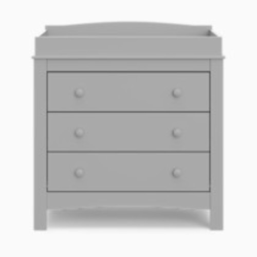 Graco Noah 3 Drawer Chest with Changing Topper - Pebble Gray