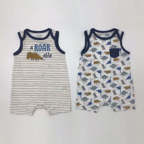 Kyle & Deena Baby Boy 2 Pk Rompers, Sizes Newborn-9 Months