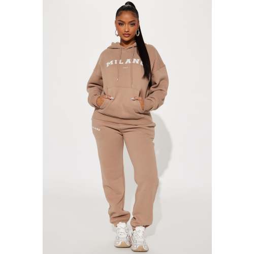 Milano Sweatpant Set (Color Mocha) (Size S)