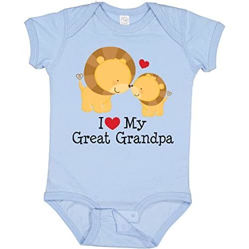 inktastic I Love My Great Grandpa Baby Bodysuit