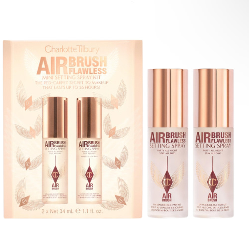 Mini Airbrush Flawless Setting Spray Duo Gift Set - Charlotte Tilbury | Sephora