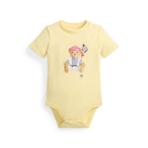 Baby Boys' Polo Bear Crewneck Bodysuit