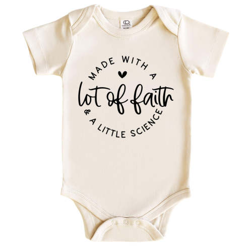 Made With A Little Science Graphic Bodysuit | Natural