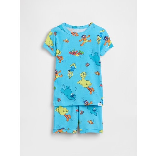 Baby & Toddler Sesame Street Organic Brushed Cotton PJ Short Set