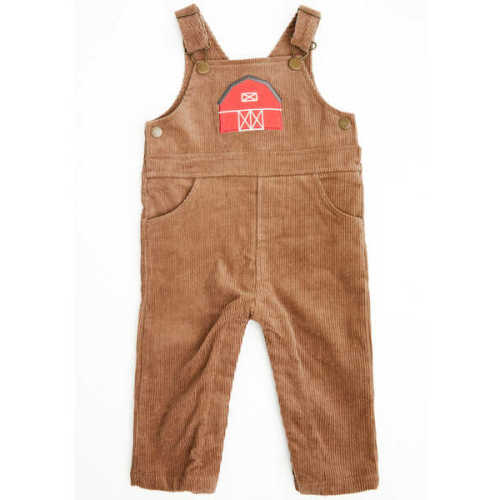 Angel Dear Infant Boys' Barn Corduroy Overalls