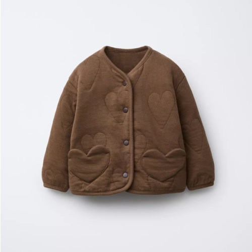 HEART PLUSH JACKET - Brown | ZARA United States