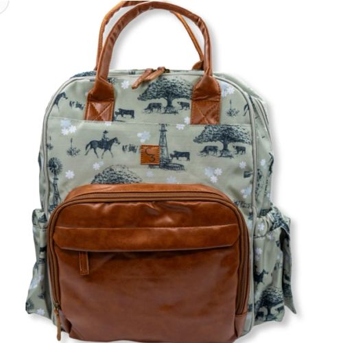 Sweet Grass Diaper Bag Backpack – Cowkid Clothing Company