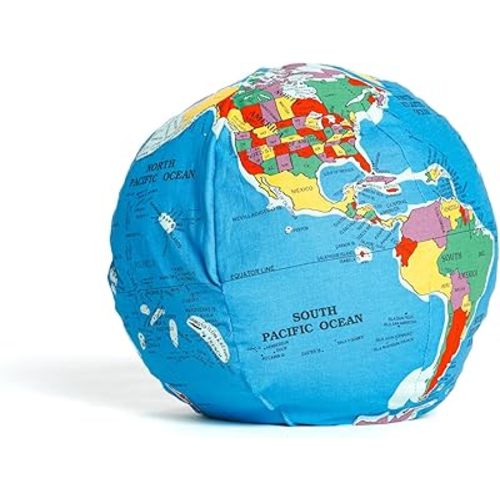 Pocket Earth HUGG-A-PLANET | Soft Plush Globe for Children | Montessori Educational Toy for Kids, Teens, Adults, Teachers, and Parents | Planet Earth Learning Toy | Classroom Must Haves