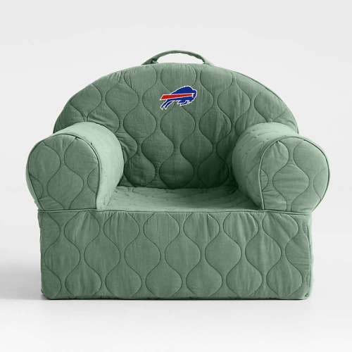 NFL Buffalo Bills Large Iceberg Green Quilted Cotton Corduroy Kids Lounge Nod Chair Cover