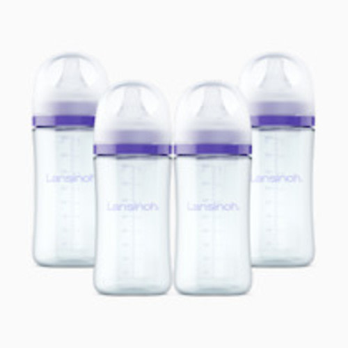 Lansinoh Glass Baby Bottles - 8 Oz