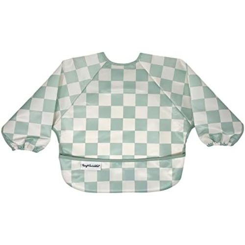 Tiny Twinkle Mess Proof Baby Bib, Full Sleeve Bib Outfit, Waterproof Bib for Toddlers, Machine Washable, Tug Proof Closure