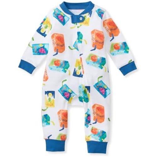 Burt's Bees Baby Girls' Loose Fit One-Piece Footless Sleep and Play Pajamas