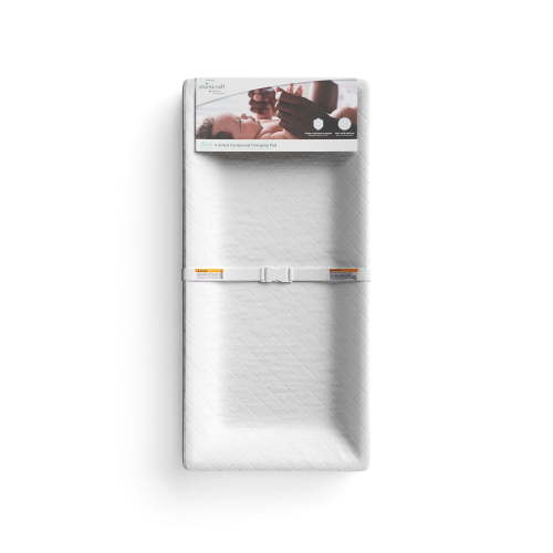 Storkcraft Nest 4-Sided Contoured Changing Pad, White