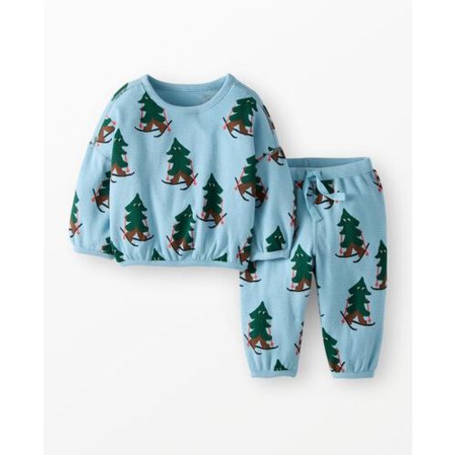 Baby Holiday Long Sleeve Waffle Top & Pants Set