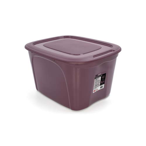 Tuff StoreTM Branded 63L (16.6 gal.), Utility Series Storage Tote in Eggplant color, Tuff StoreTM 63L (16.6 gal.), Utility Series - Eggplant - Walmart.ca