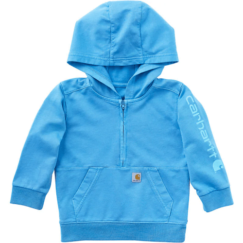Kids' Long Sleeve Re-Engineered Garment Dye Half-Zip Sweatshirt (Baby/Toddler) | Carhartt