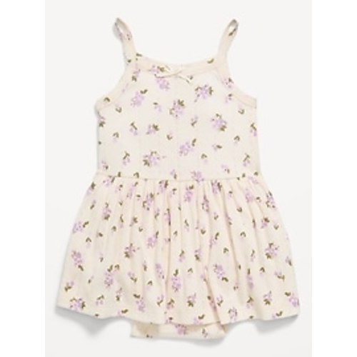 Printed Pointelle-Knit Bodysuit Dress for Baby | Old Navy