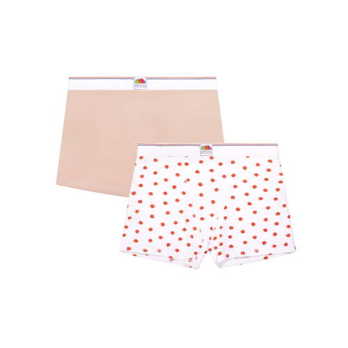 fresh collection by Fruit of the Loom Women's Cotton Boxer Brief 2-pack