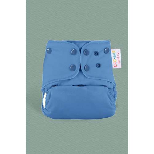 Pocket Cloth Diaper with Athletic Wicking Jersey - Marine
