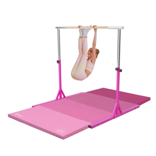 Kangaroo Hoppers 4FT Adjustable Gymnastics Bar & Foldable Mat Set