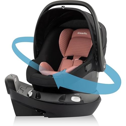 Evenflo Revolve180 LiteMax NXT Rotational Infant Car Seat (Rose Pink)