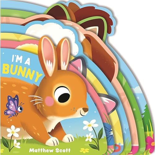 I'm a Bunny: (A Shaped Board Book Full of Animal Sounds, Lively Rhymes, and Interactive Fun for Babies and Toddlers) (I'm A... Shaped Board Book Series) Board book – January 6, 2026