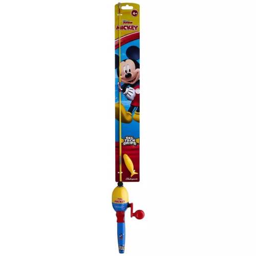 Shakespeare Disney Mickey Beginner Rod and Reel Combo Kit - 2ft 6in, Medium Power, 1pc