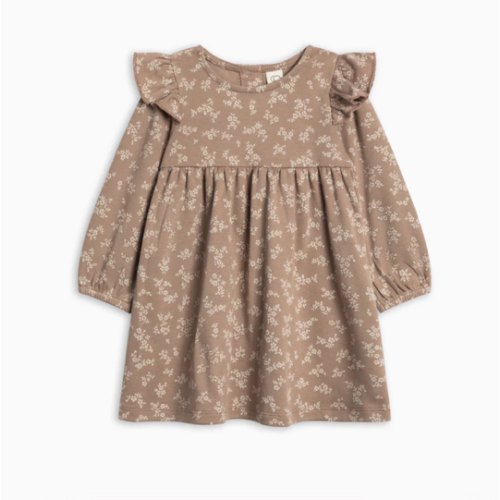 Mika Armhole Ruffle Long Sleeve Dress