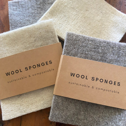 Wool Sponges & Dish Cloths : 2 pack