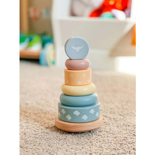 Rainbow Promise Wooden Stacker