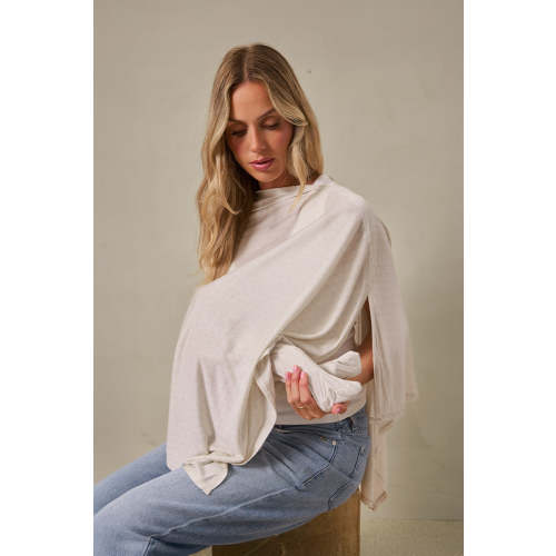 Oat Heritage Dot Nursing Cover