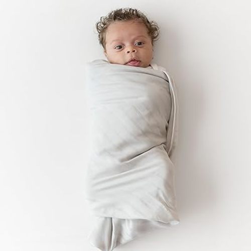KYTE BABY Rayon Made from Bamboo Muslin Swaddle Blanket, Soft & Breathable, Oat