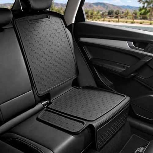 Car Seat Protector for Child Car Seat, Non-Slip TPE Carseat Mat