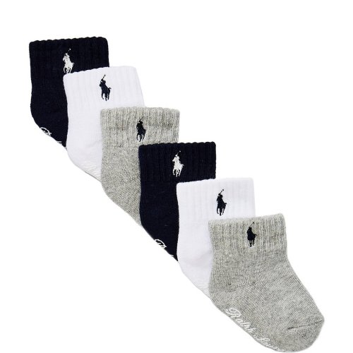Polo Ralph Lauren Baby Boys Classic 6-Pack Socks
