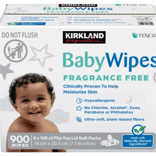 Kirkland Signature Baby Wipes Fragrance Free