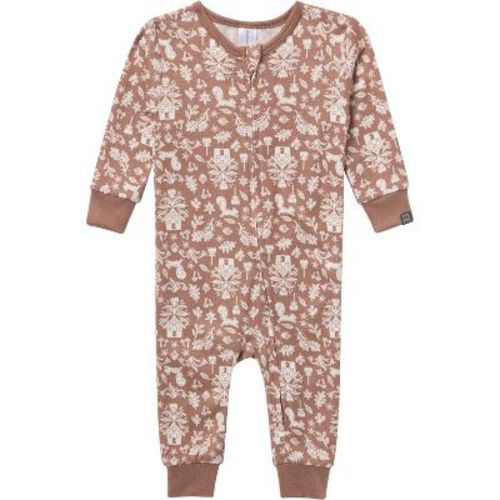 Modern Moments™ by Gerber Baby Girls' Snug Fitting Footless Pajamas, Brown, 0-3 Months