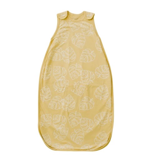 Ecolino® Adjustable Baby Sleep Bag, Organic Cotton: 2 Months - 2 Years, Monstera Leaf